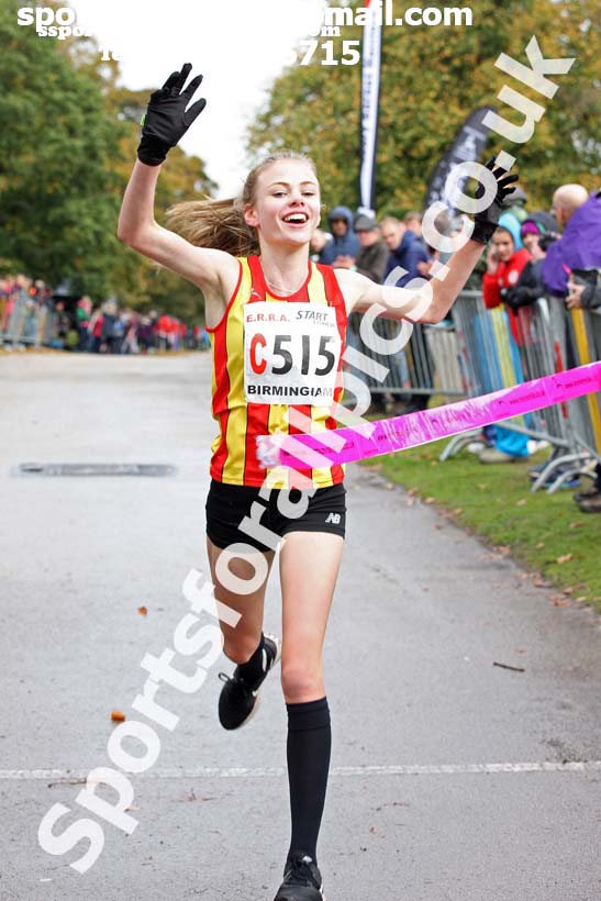 Womens under-17s 3 Stage Relay, 2018 ERRA 6 and 4 Stage and Youngsters Relays. Photo:  David T. Hewitson/Sports for All Pics